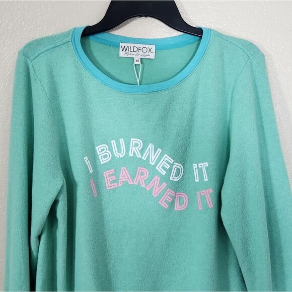 NWT Wildfox I Earned It Baggy Beach Jumper Size XS Style BBJ-I Earned It - Picture 3 of 13